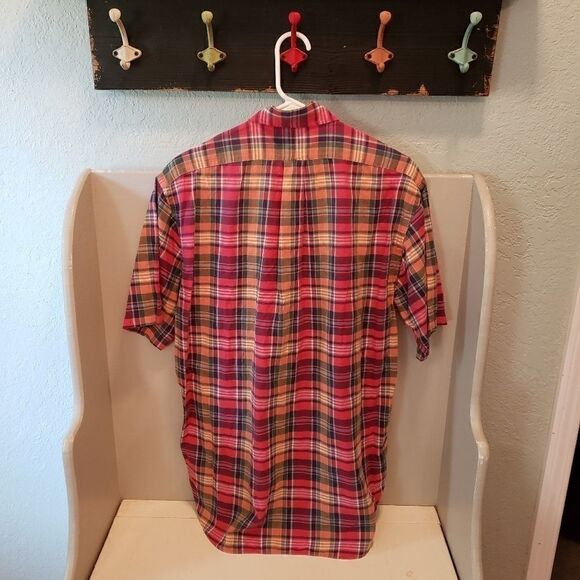 Ralph Lauren Blake Red Plaid Shirt sz M - Picture 6 of 6